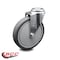 Service Caster 6 Inch Thermoplastic Rubber Wheel Swivel Bolt Hole Caster SCC-BH20S614-TPRB - alternate 5